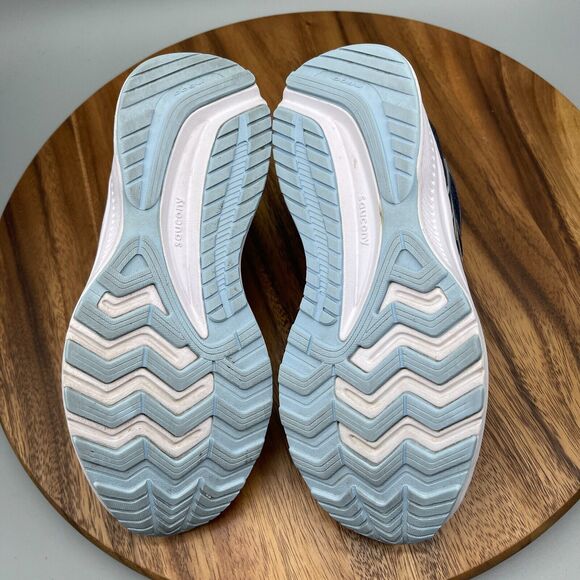 Saucony Cohesion 14 Shoes Womens Size 7 Blue Running Athletic Sneakers Walking - Picture 7 of 8